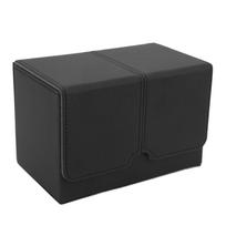 Card Deck Box PU Leather Magnetic Card Storage Holder Organizer Case Fits 160 Cards for Trading juoda
