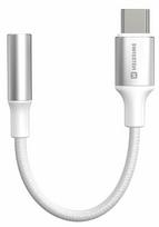 Swissten Textile USB-C to 3.5mm Jack Audio Adapter, 15cm