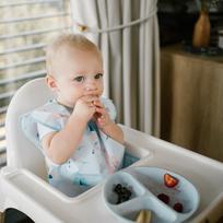 BabyOno prijuostė neperšlampama su kišene nuo 24 mėn meškėnas mėlynas 1642/01