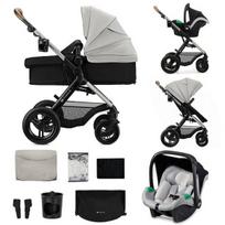 Universalus vežimėlis Kinderkraft Moov 2 Xl Air, Moonlight Grey