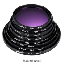 Andoer 55 mm objektyvo filtrų rinkinys UV+CPL+FLD+ND(ND2 ND4 ND8) su nešiojimo dėklu Objektyvo dangtelis Objektyvo dangtelis