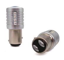 2 vnt. P21/5W LED lemputė BAY15D 12-24V CANBUS 2000lm raudona Off-Road