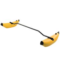 Pripučiamas baidarių stabilizatorius PVC kanojos atramų komplektas Plaukiojantis balansavimo valties priedas Geltonas geltona