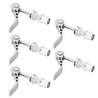 5pcs Seatpost Clamps Quick Release Aluminum Alloy Durable Bike Pipe Clamp Fixed Gear for Universal sidabras