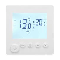Skaitmeninis termostatas LCD ekranas Laikmatis Temperatūros reguliatorius Šildymui AC90V-240V3A white