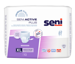 SENI Active Plus Extra Large sauskelnės - kelnaitės, 10vnt.