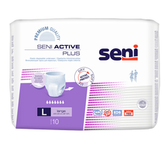 SENI Active Plus Large sauskelnės - kelnaitės, 10vnt.