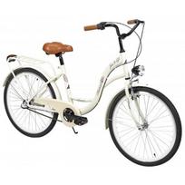 Dviratis AZIMUT Julie 24" 3-speed 2023 light cream