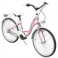 Dviratis AZIMUT Julie 24" 3-speed 2023 pink-white