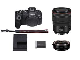 Skaitmeninis fotoaparatas Canon EOS R8 + RF 24-105mm f/4L IS USM + EF-EOS R