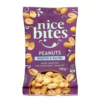 Žemės riešutai NICE BITES, 100 g