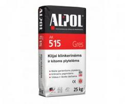Plytelių klijai Alpol AK515, 25kg.
