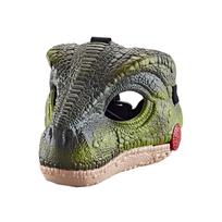 Didelio modeliavimo tikslumo dinozaurų kaukė kostiuminių vakarėlių kostiumų kaukė Helovino dino kaukė Cosplay electric dark green