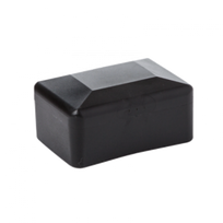 Dangtelis stulpui 60x40 mm, PVC, juodas