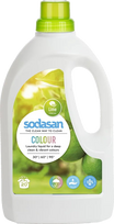 SODASAN Spalvotiems Audiniams Su Žaliųjų Citrinų Aromatu skalbimo skystis, 1500 ml