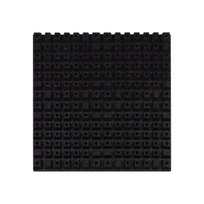 Grindų danga Tiguar ANTISHOCK flooring square 52 mm (Spalva: Juoda)