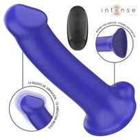 Intense Victoria Vibrator with Suction Cup & Remote Control Blue