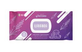 RECORD WET WIPES 20X30 CM LAVANDER 40pcs | 9980 | 8011391707234