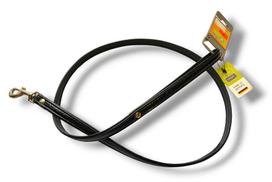 Hunter Modern Art Kroko 15/110 artificial leather, black - leash for dogs | 5617 | 4016739914200
