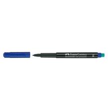 Permanentinis žymeklis Faber Castell Multimark M 1,00 mm, mėlynas, su trintuku
