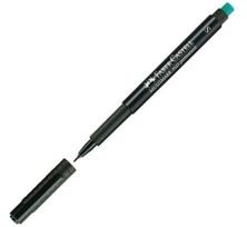 Permanentinis žymeklis Faber Castell Multimark S 0,4mm, juodas, su trintuku
