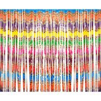 Girlianda - užuolaida lietutis, spalvotos bangos (200x100 cm)