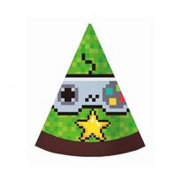Gimtadienio kepuraitės kompiuteriniai žaidimai "Game On" (6 vnt)