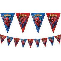 Vėliavėlių girlianda Žmogus voras  "Spiderman Team Up" (2,3m)