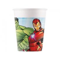 Puodeliai popieriniai „Mighty Avengers“ – Keršytojų tematikos (8 vnt., 200 ml)
