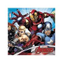 Servetėlės „Mighty Avengers“ – Keršytojų tematikos stalo dekoras (20 vnt., 33 × 33 cm)