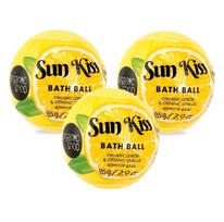 Vonios druskos burbulas ORGANIC SHOP SUN KISS Citrina & Vanilė, 3 x 85 g