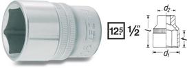 Galvutė šešiakampė 1/2" 27 mm HAZ 900-27