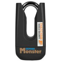 Stabdžių disko užraktas Monster OXFORD spalva juoda 135mm x 70mm pirštas 11mm