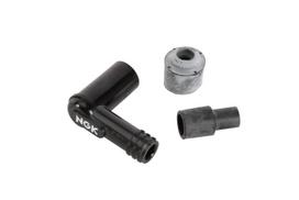 Degimo žvakės antgalis LD05FP 8070, kampas: 90°, žvakės sriegis: 10/12mm, korpusas: Ebonitas, pypkės spalva: juoda Tinka: HONDA; KAWASAKI