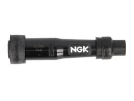 Degimo žvakės antgalis SD05E 6894, kampas: 180°, žvakės sriegis: 10/12mm, korpusas: Ebonitas, pypkės spalva: juoda