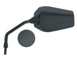 Veidrodis VIC-E151I kairė 8mm g. dešinysis k. anglies pluošto Tinka: DERBI; PEUGEOT