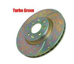 Stabdžių diskas Turbo Groove (2 vnt.) Priekis Dešinė/Kairė