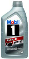 Variklio alyva 4T MOBIL 1 Racing (1L) 15W50 sintetinis MOBIL 1 RACING 4T 1L