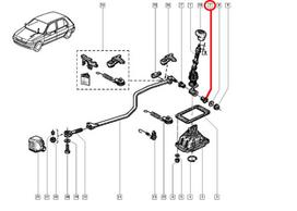 įvorė, selektorius / pavarų svirtis OE RENAULT 77 00 732 903