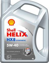 Variklių alyva SHELL Helix (4L) 5W40 sintetinis HELIX HX8 5W40 4L