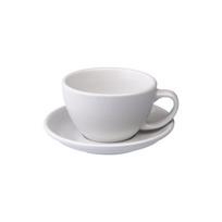 Puodelis su lėkštute Loveramics Egg White Café Latte, 300 ml