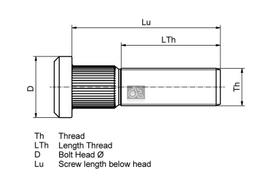 DT SPARE PARTS rato varžtas 5.20200
