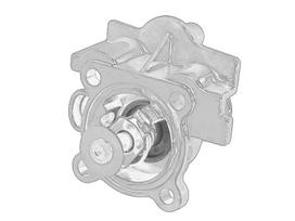 Aušinimo skysčio termostatas OE IVECO 504387382