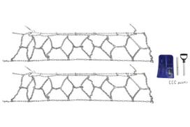 Sniego grandinės PEWAG, sunkvežimiai, sertifikatas O-NORM, austrų sertif. V-5119; Rombo forma, matmuo: 10.5/10-20; 275/80R20; 295/60R22.5