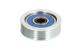 įtempiklio skriemulys, V formos rumbuotas diržas SKF VKM 66008