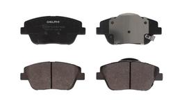 stabdžių trinkelių rinkinys, diskinis stabdys LP2688