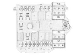 Saugiklių dėžutė OE FIAT 1349946080