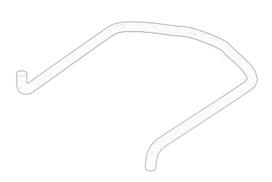 Aušinimo sistemos žarnos fiksatorius OE RENAULT 77 01 071 287