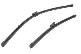 Stiklo valytuvas Flat Blades berėmis 600/380mm (2 vnt.) Priekis su aptaku