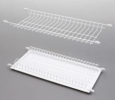 Indų džiovykla Rejs, 56.8 cm x 27.5 cm, plastikas/metalas, balta sp.